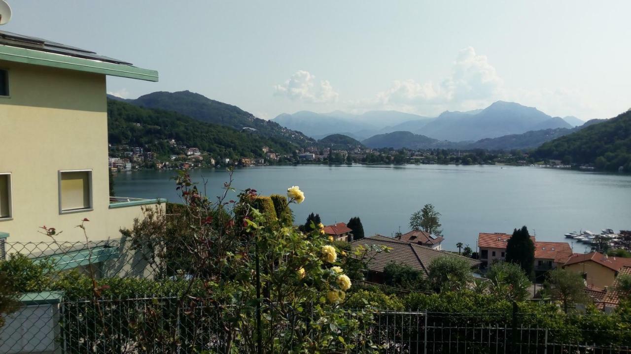 Villa Panoramica Lavena Ponte Tresa Eksteriør billede